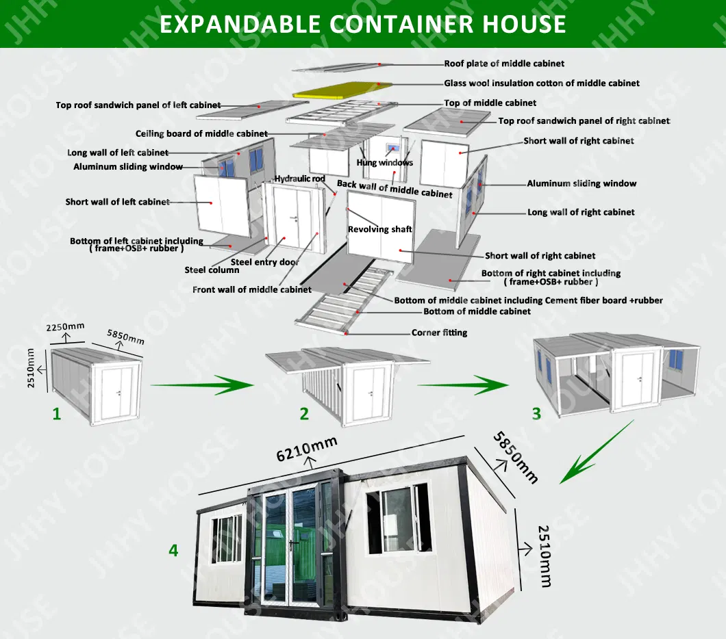 Expandable Container House – 4 detail