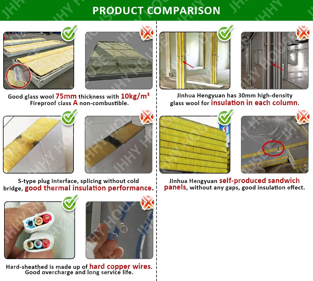 Foldable container house detail 03