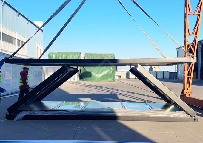 Custom 20ft foldable container homes shipped to your country via sea freight,10 sets/40HQ
